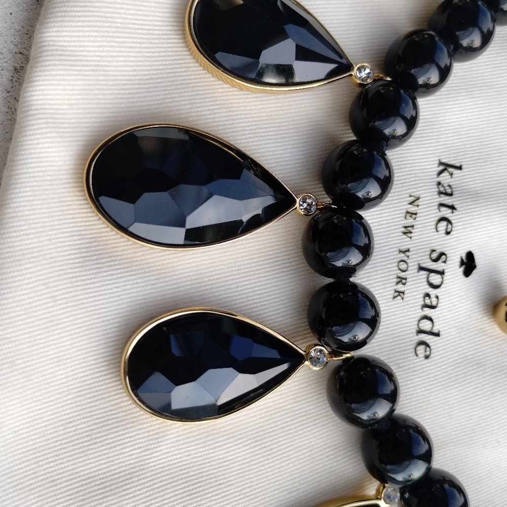 Kate Spade Bead Stone Bib Necklace - Picture 2 of 6